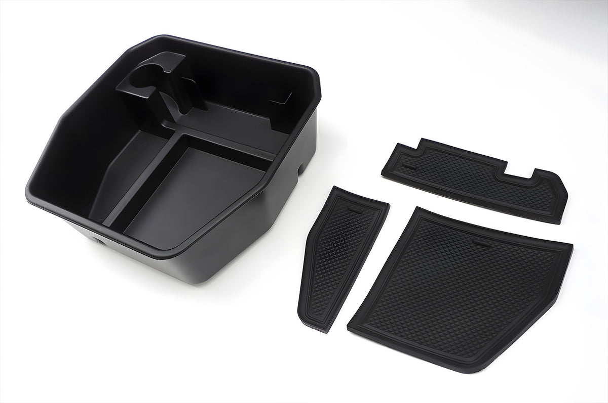 ABS Armrest Storage Box - PLOMOR Defender 90/110 L663 Custom Armrest Storage Box – ABS or Flocked Finish