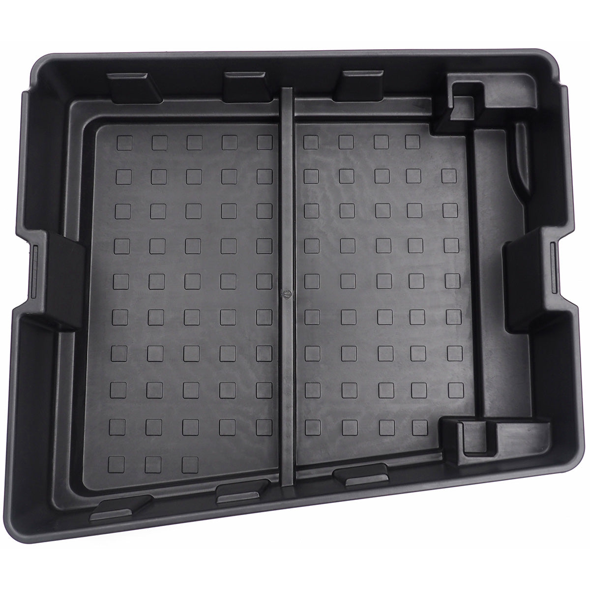 PLOMOR Defender 90/110 L663 rear cargo storage box carpeted finish