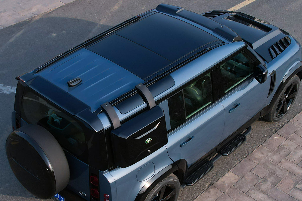 Lightweight & Strong - PLOMOR Land Rover Defender 90/110 Aluminium Roof Rack – Lightweight, Strong & Modular