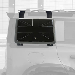 PLOMOR Side Storage Box Installed on Land Rover Defender 90