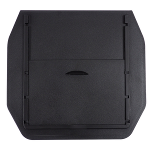 PLOMOR Defender armrest hidden storage box front view OEM fit