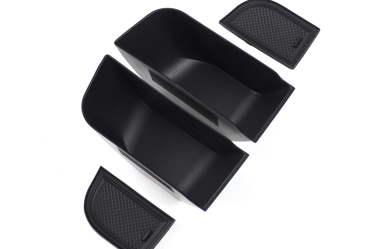 Maximize Door Storage Space - Land Rover Defender 90/110 Door Storage Pocket Organizer Insert – Flocked or Silicone Interior Tray