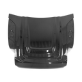 PLOMOR Dry Carbon Bonnet for Land Rover Defender 90/110/130 – Front View