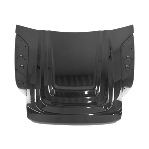 PLOMOR Dry Carbon Bonnet for Land Rover Defender 90/110/130 – Front View