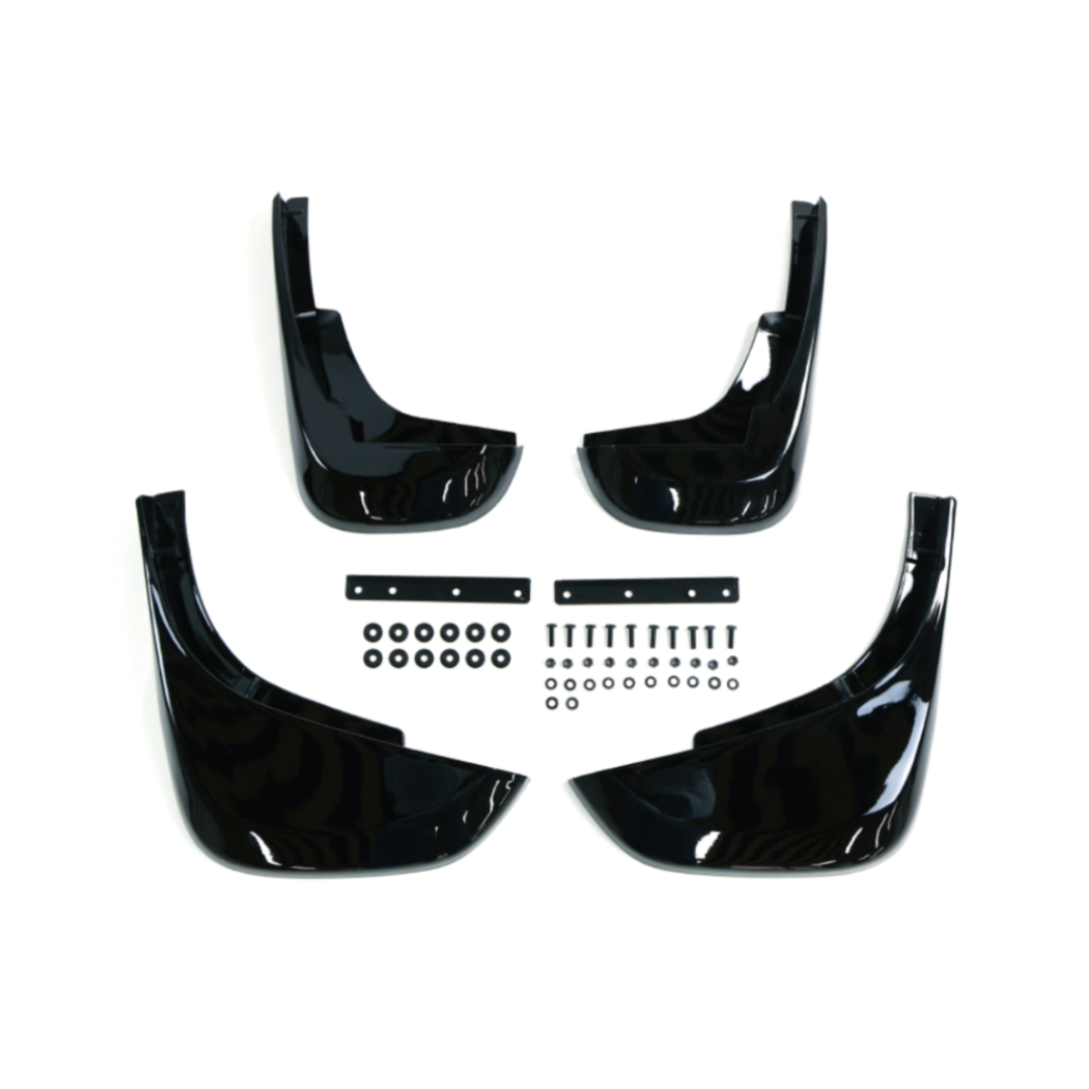 PLOMOR Defender fender flares gloss black ABS wheel arch styling upgrade