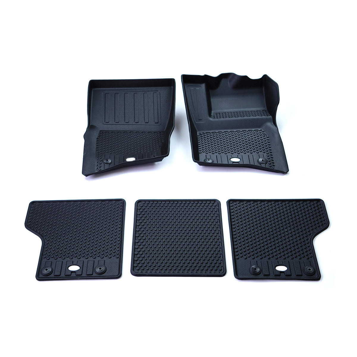 PLOMOR All-Weather Floor Mats – Anti-Slip Backing