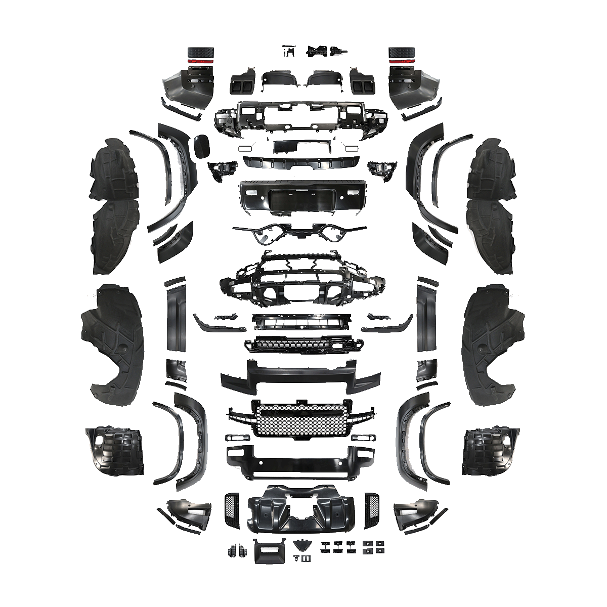PLOMOR OCTA style wide body kit for Land Rover Defender L663 110 full vehicle upgrade