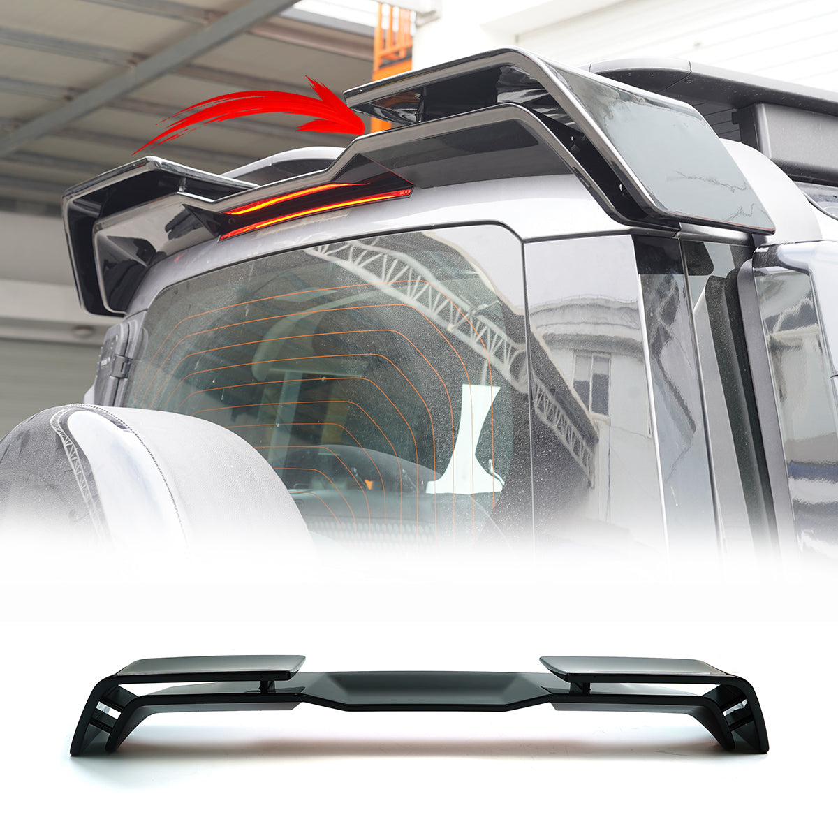 PLOMOR Double Layer Roof Spoiler for Land Rover Defender L663