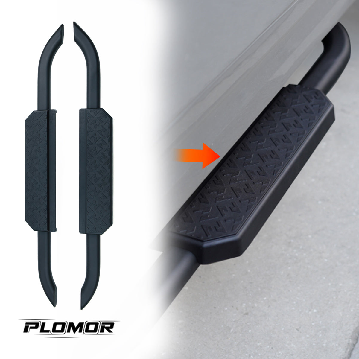 PLOMOR Land Rover Defender L663 Fixed Side Steps