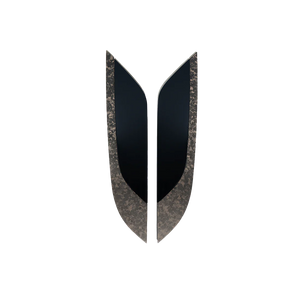 PLOMOR Defender L663 forged carbon bonnet vents front view