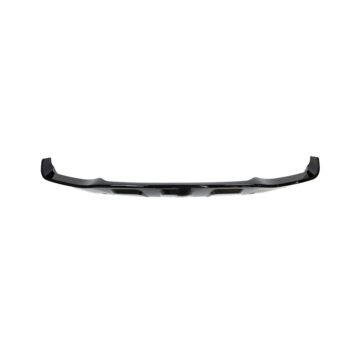 PLOMOR gloss black ABS front lip installed on Land Rover Defender 90 110 130 L663 with sport-inspired styling