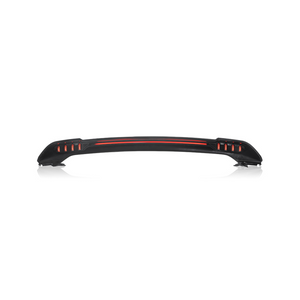 Integrated LED brake and tail light rear spoiler system