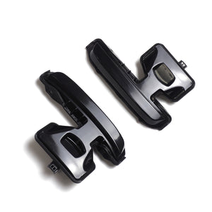 Top-to-bottom sequential amber flow of PLOMOR LED Side Mirror Indicator for Defender 90/110/130