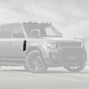 OEM replacement fender vent upgrade installed on Defender