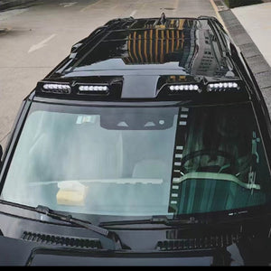 PLOMOR roof light bar for Defender 90 110 130 easy no-drill installation