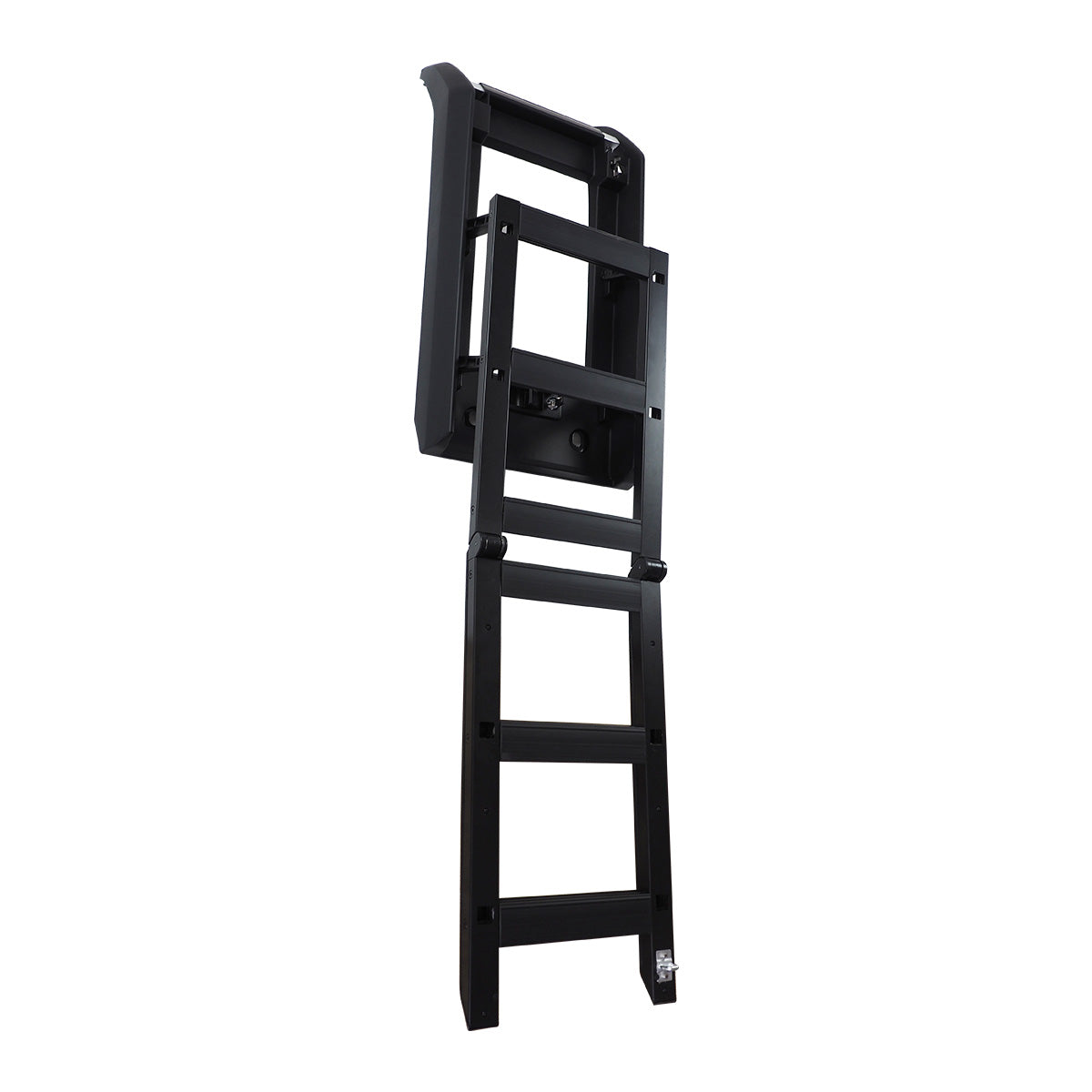 Silver PLOMOR Side Ladder with durable weather-resistant coating