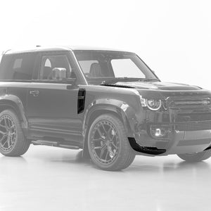 Installed Side Vent Cover – Defender Side Profile