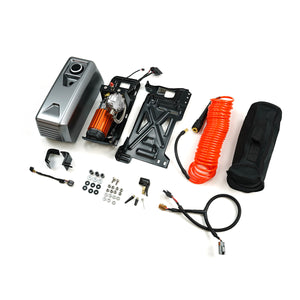 Durable Coiled Air Hose – Tire Inflator Kit