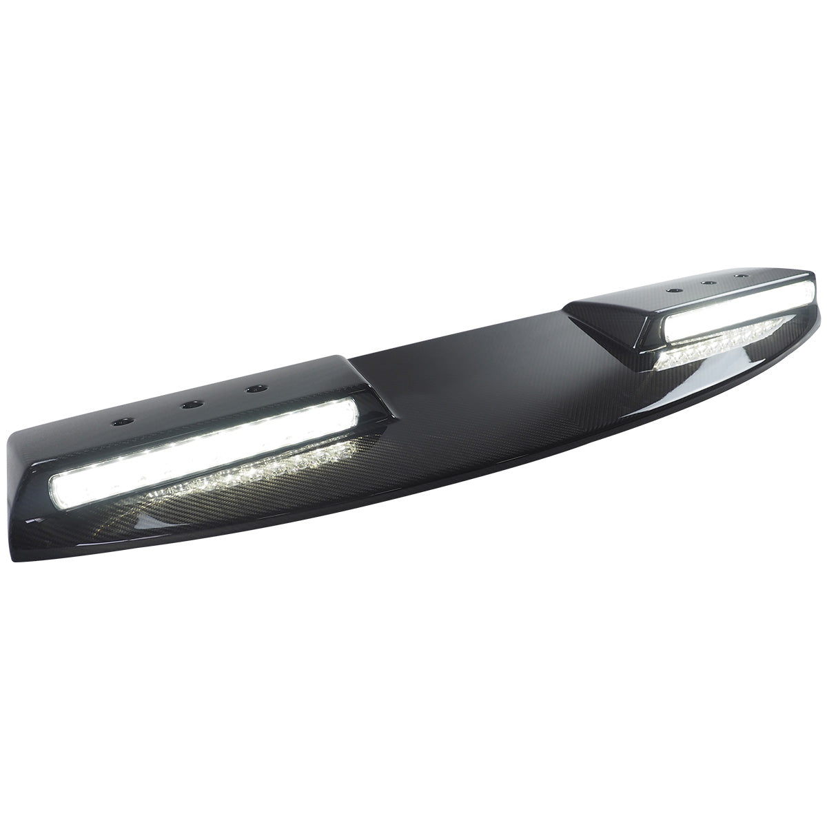PLOMOR Dual LED Roof Light for Land Rover Defender 110 – Carbon Fiber