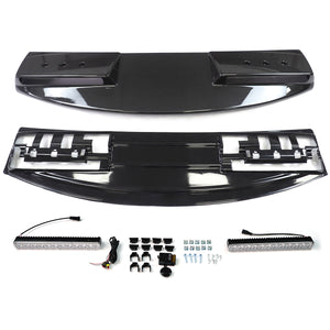 PLOMOR Dual LED Roof Light for Land Rover Defender 130 – Carbon Fiber