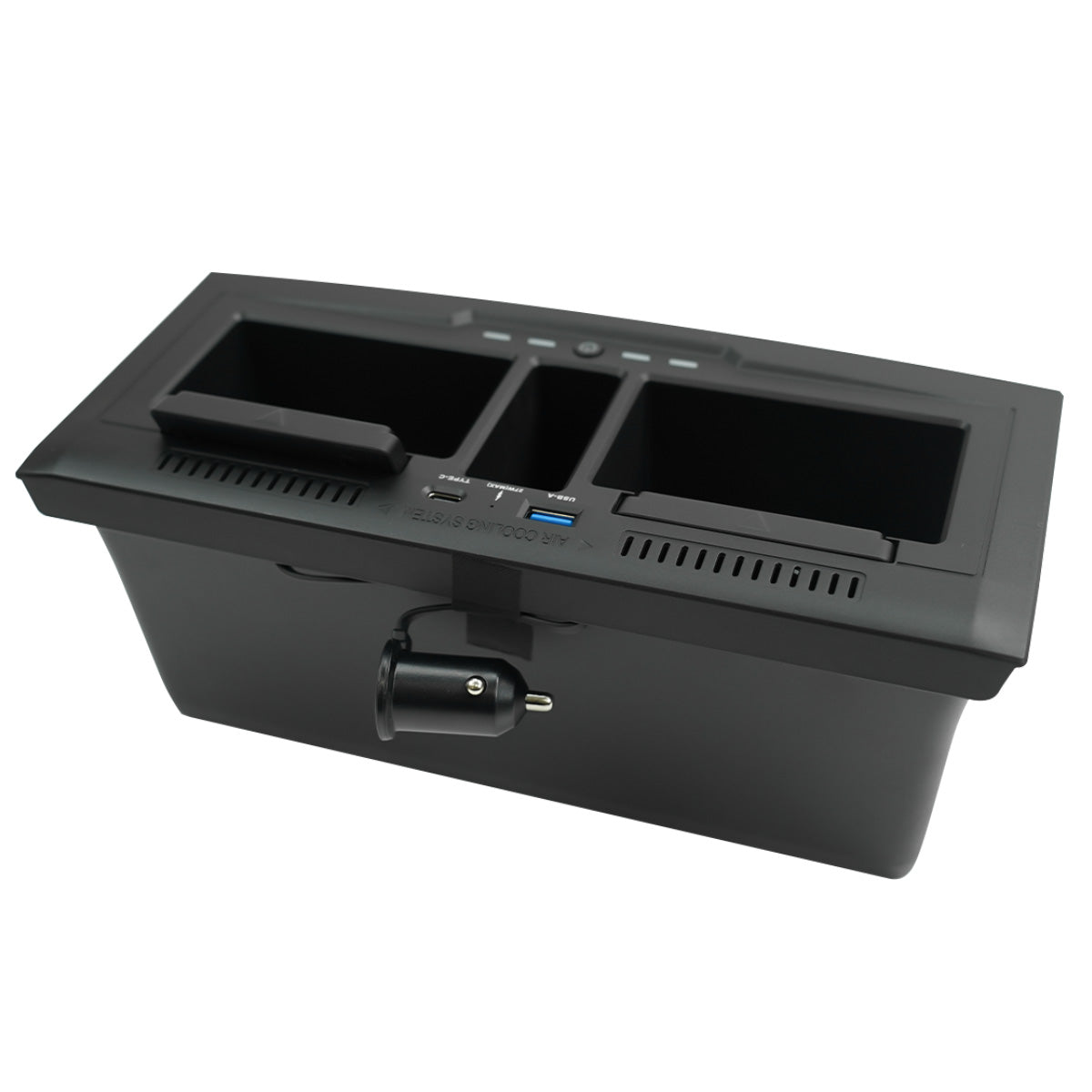 PLOMOR Dual Wireless Charging Console Mounted on Front Centre Console