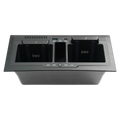 PLOMOR Dual Wireless Charging Console Installed on Land Rover Defender 90
