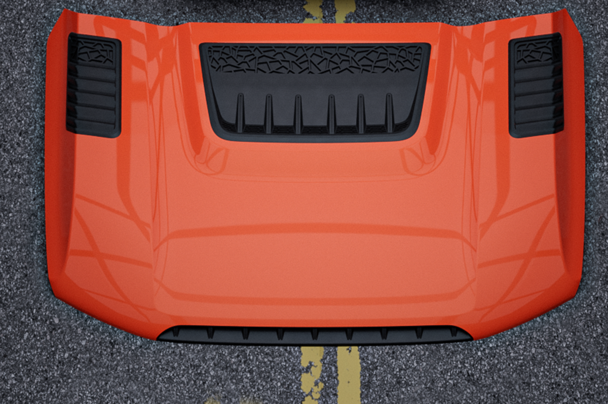 LC250 Off-Road Hood Upgrade - Aluminum + ABS Off-Road Hood for 2024+ Toyota Land Cruiser LC250 (incl. US “Land Cruiser 1958”) — Vehicle-Specific Fit, Custom Colors