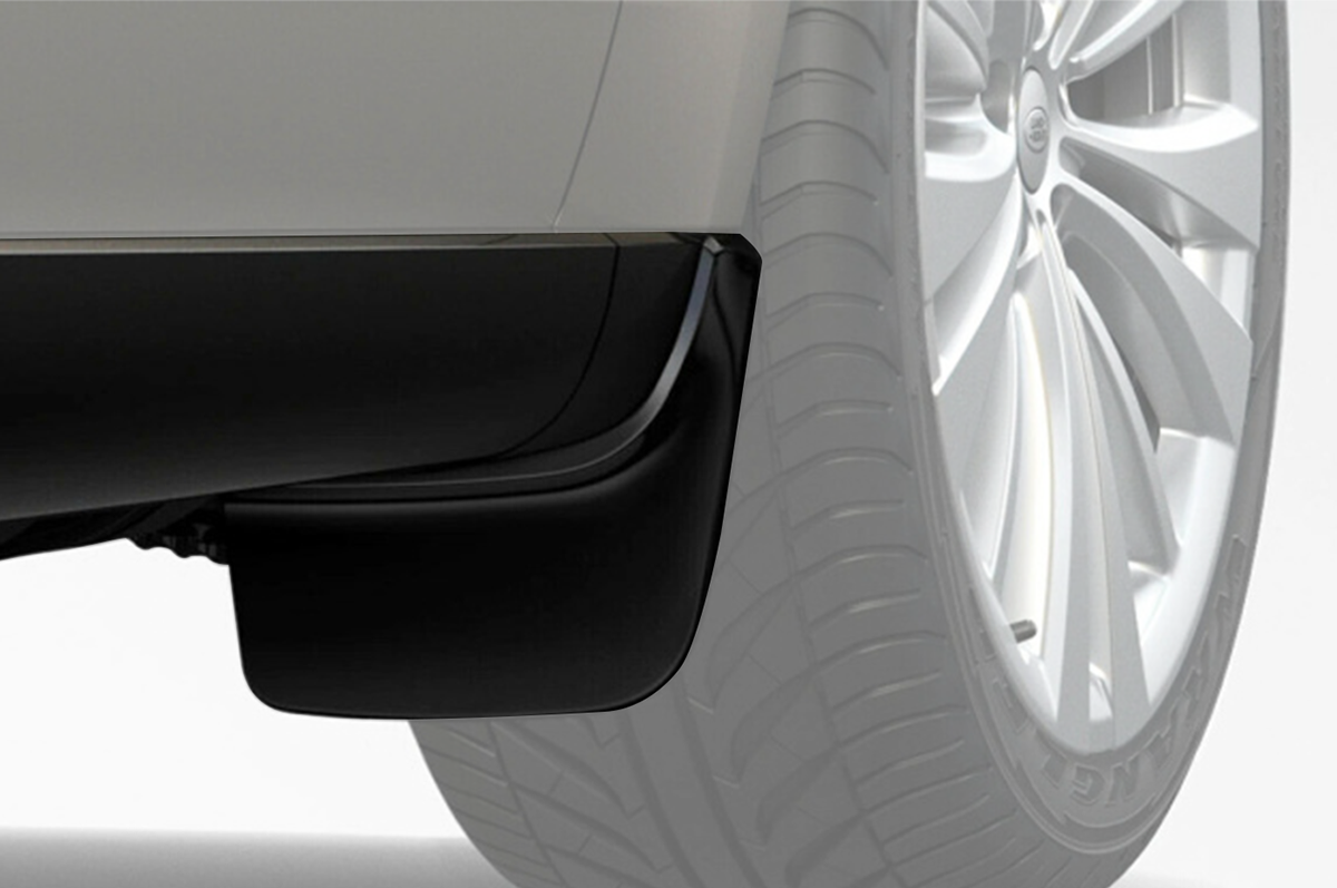 Black Mudguards – Sleek Durable Protection - PLOMOR Gloss Black Mud Flaps – Range Rover L460 OEM Fit Fender Protection