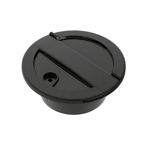 Open spare wheel storage box for Ineos Grenadier showing internal compartment for tools and gear