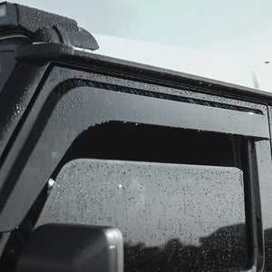 PLOMOR window deflectors installed on Ineos Grenadier side view