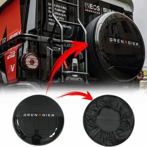 PLOMOR Hard Spare Tire Cover for 2023–2025 INEOS Grenadier