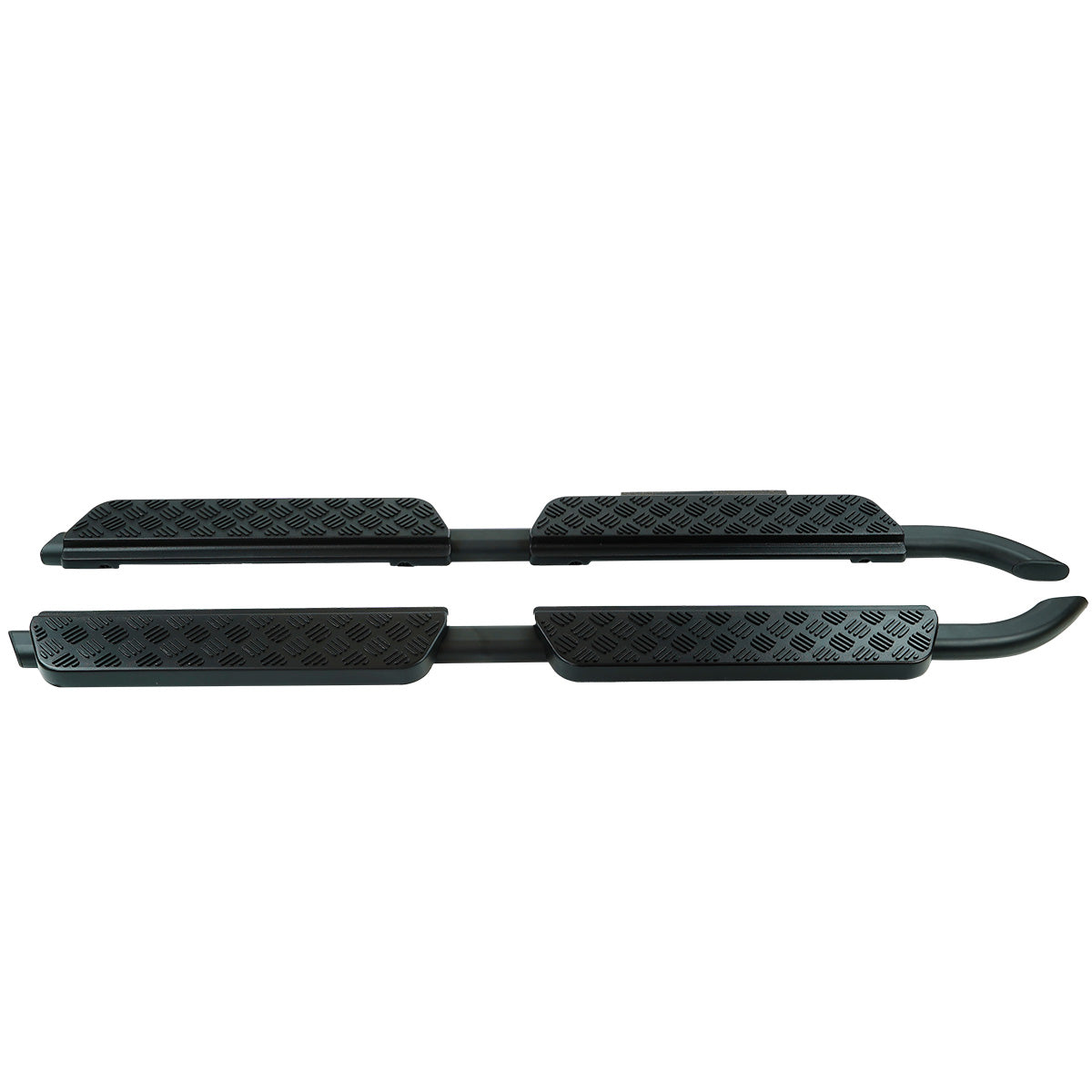PLOMOR heavy duty steel side steps close up anti slip surface