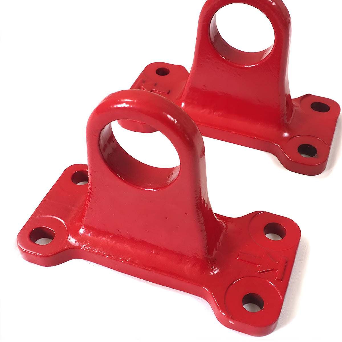 PLOMOR Tow Hook Red Powder-Coated Finish for Defender 90 / 110 / 130