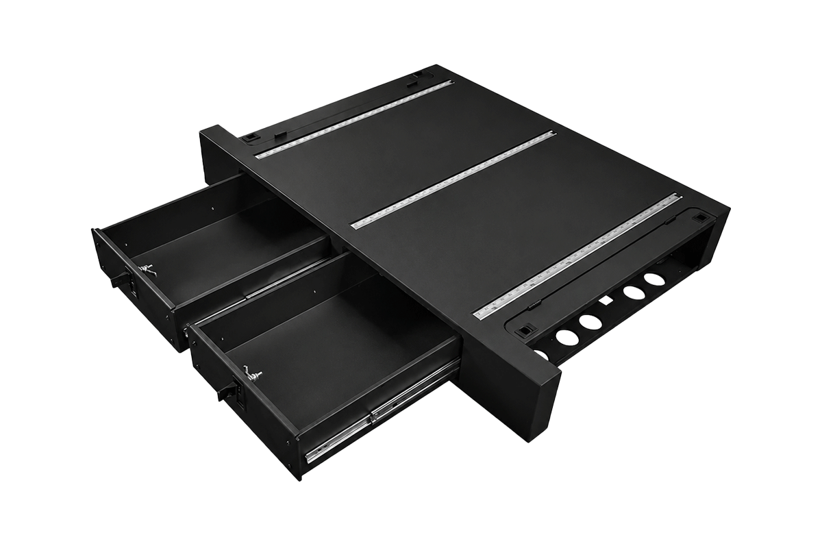 Flat Cargo Platform - PLOMOR Dual Drawer Storage System for Ineos Grenadier – 32L