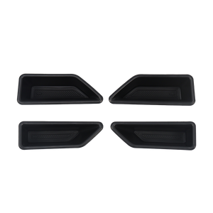 PLOMOR 4-piece Door Handle Storage Box Set for INEOS Grenadier. Custom-fit ABS interior inserts designed to maximize unused space in front and rear door pulls.