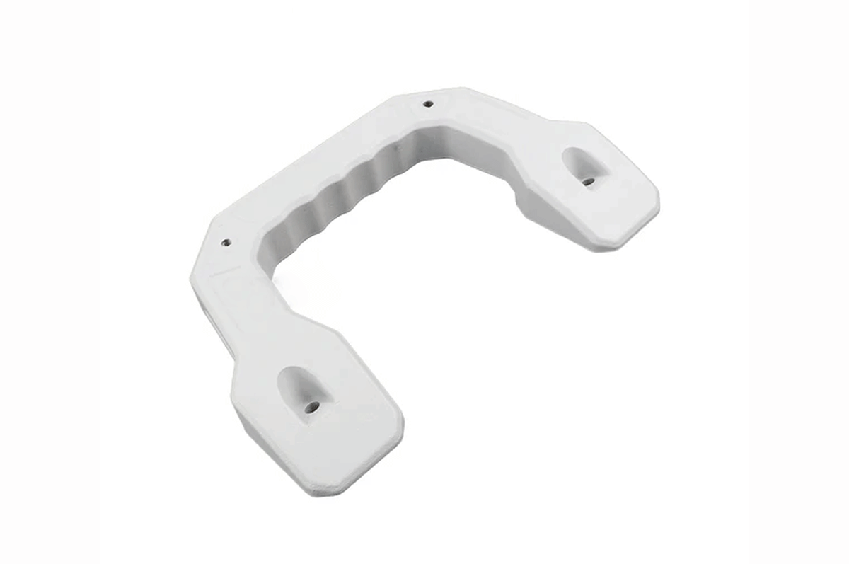 Precise OEM-Level Installation - PLOMOR White CNC Aluminum Driver A-Pillar Grab Handle for Ineos Grenadier 2022–2026