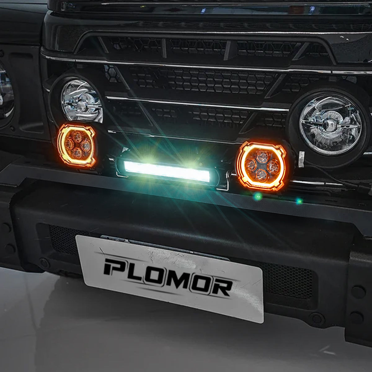 PLOMOR front bumper light bar mount for INEOS Grenadier 2023–2025