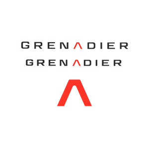 PLOMOR Ineos Grenadier Hood and Tailgate Letter Decal Kit 2023-2026 OEM Style Vinyl Inserts