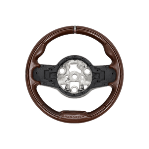 PLOMOR premium leather steering wheel cover for INEOS Grenadier interior upgrade