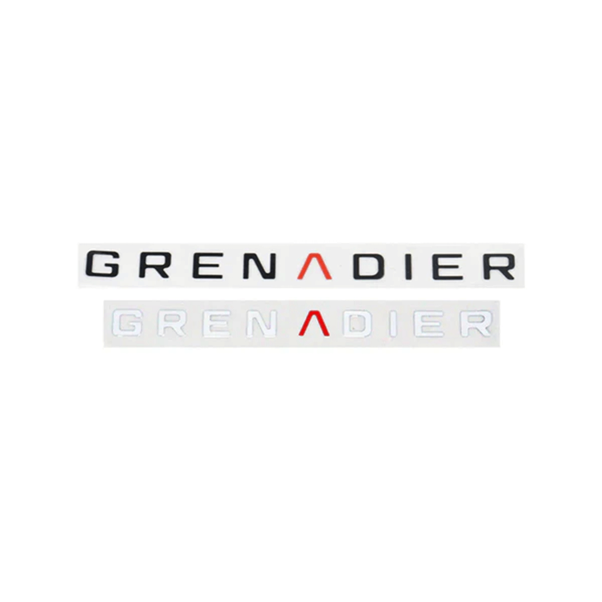 PLOMOR custom vinyl letter decal set for Ineos Grenadier Station Wagon