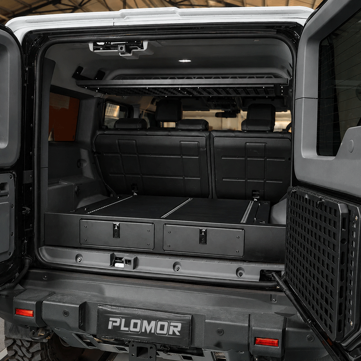 OEM-style twin drawer storage system installed in INEOS Grenadier