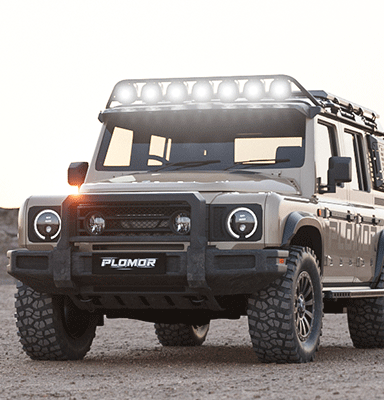 PLOMOR INEOS Grenadier off-road build at auto show