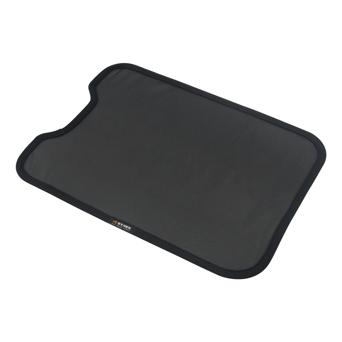 INEOS Grenadier skylight sunshade (mesh) — single panel shown at an angle with rounded corners and fabric edging.