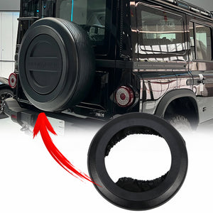 INEOS Grenadier ABS spare wheel cover with leather accent