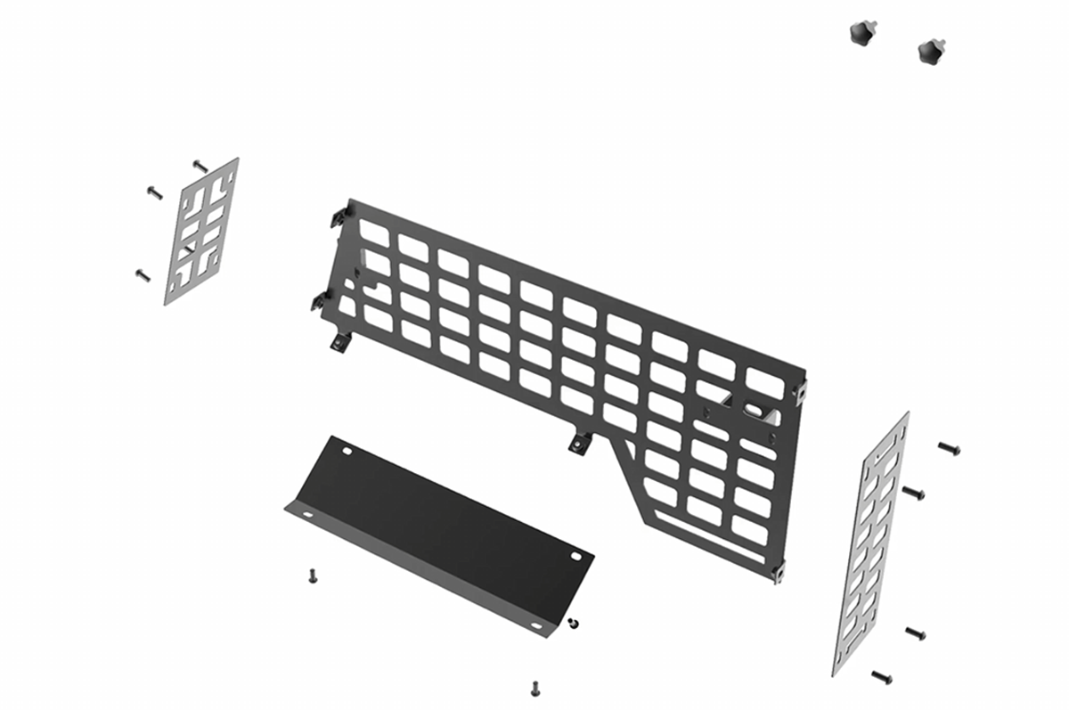 Versatile Storage Applications - plomor Offroad Ineos Grenadier Rear Cargo Molle Panel Organizer - Trunk Side Storage