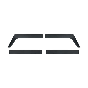PLOMOR Ineos Grenadier 4PCS matte black side window deflectors front view