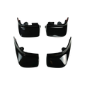 PLOMOR gloss black mud flaps for Range Rover L460 front view OEM fit