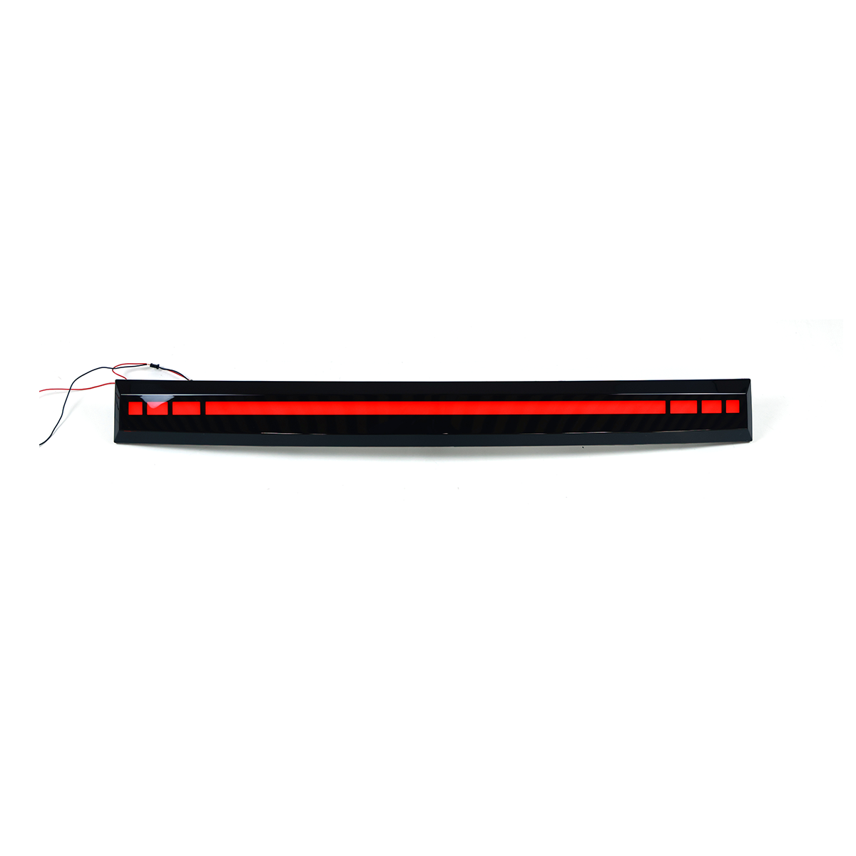 Black ABS material detail of Range Rover Sport L461 rear LED light bar