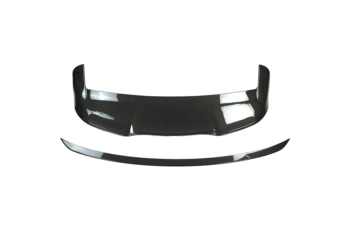 Lightweight carbon fibre, precision-moulded. - PLOMOR Range Rover Sport L461 Carbon Fiber Roof & Middle Spoiler Kit