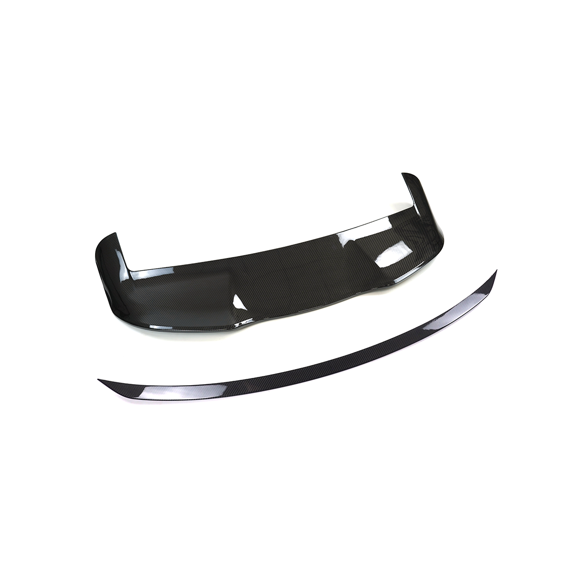 Carbon fiber middle spoiler detail for Range Rover Sport L461